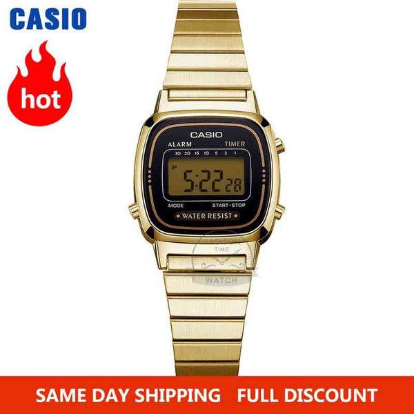 

casio watch gold women es set brand luxury waterproof quartz digital sport ladies relogio feminino 68, Silver