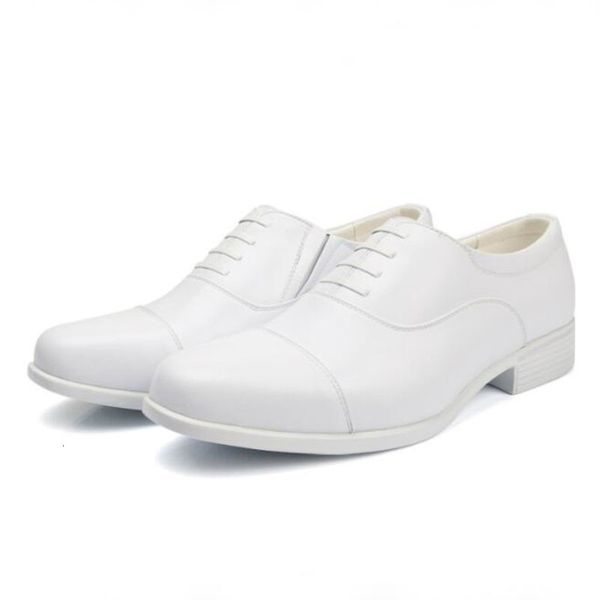 

shoe white wedding dress plus size breathable three sets of performance pointed to formal shoes e491, Black