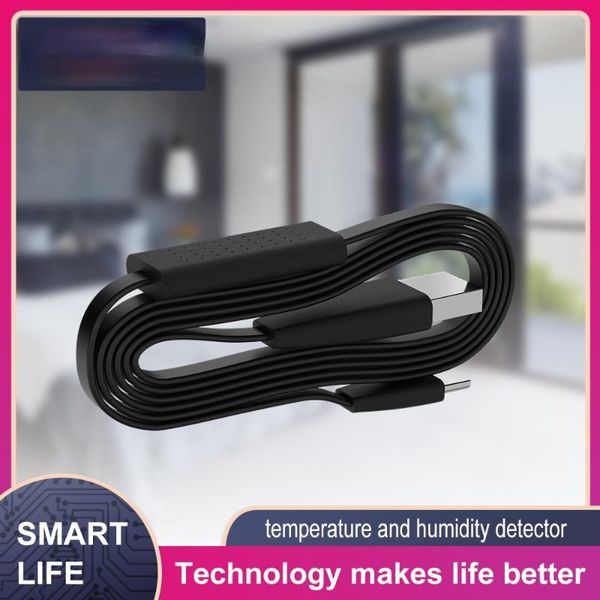 

smart home control broadlink hts2 sesnor accessory usb cable temperature and humidity detector work with rm4 pro / mini universa