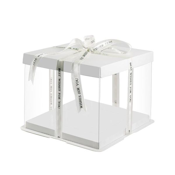 

transparent pvc cake box packaging clear gift flower boxes for package child birthday toy surprise wrap