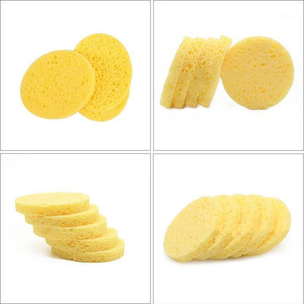 

10pcs/set facial sponges puff multifuncational cleansing sponge makeup remover beauty tool1