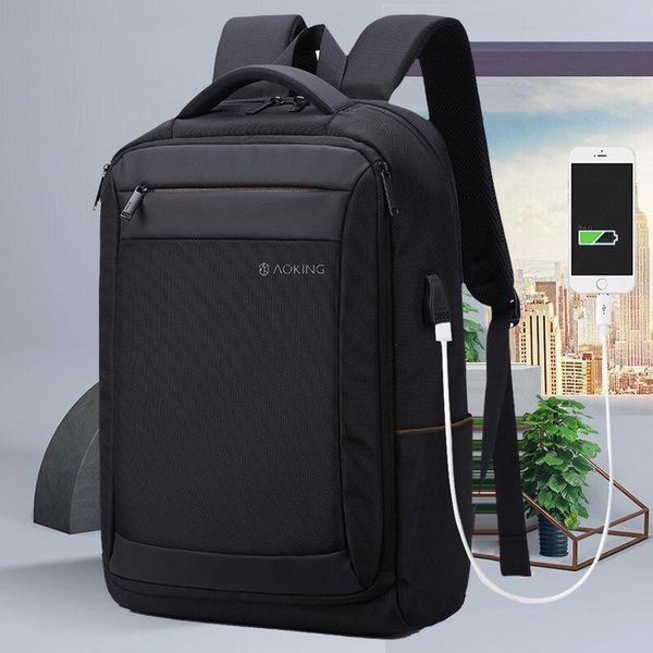 

backpack fashion business lapbag with usb charging men one piece drop
