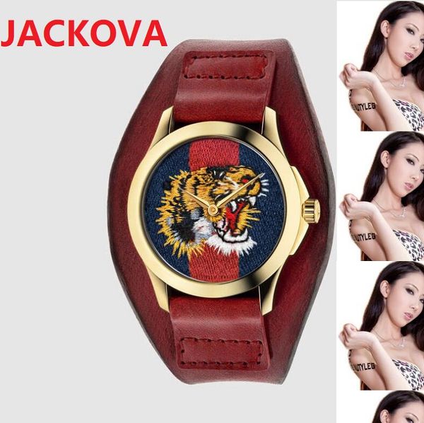 montre de luxe Ape Tigre Serpente Quadrante Scheletro Orologi Cinturino in pelle di nylon Uomo Donna Guarda Coppie Stile Classico Orologi da polso reloj