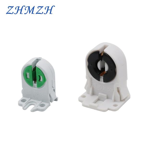 

lamp holders & bases 4pcs/lot t4 t5 holder fluorescent light socket t8 base plastic suitable for led bracket ac100-250v