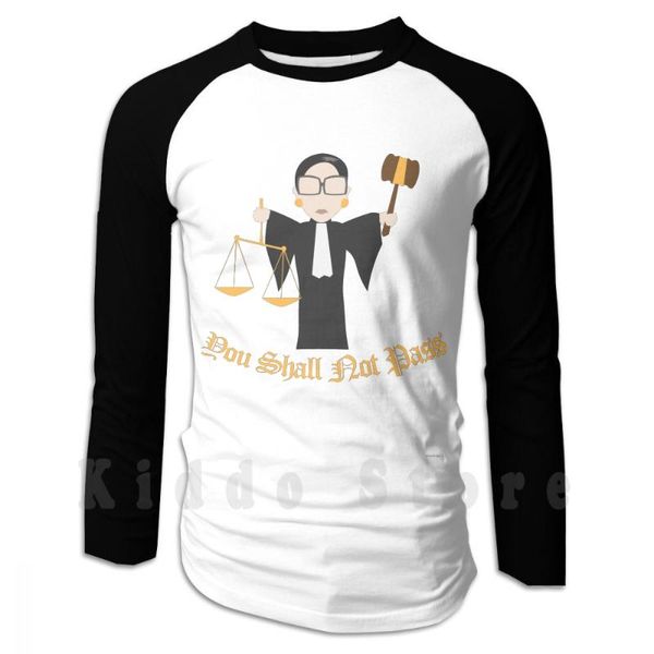 

men's hoodies & sweatshirts you shall not pass-ruth bader ginsburg hoodie long sleeve ruth gandalf rbg pass, Black