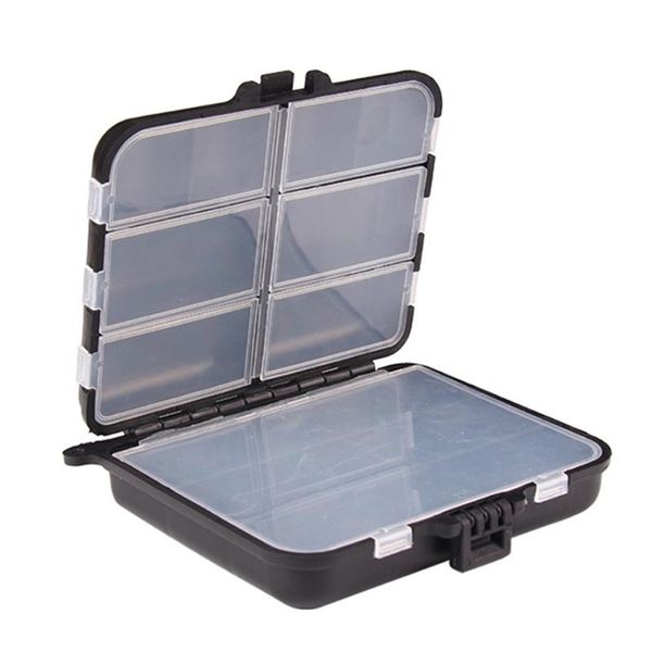 

plastic fishing box bait lures hooks storage case portable accessories for outdoor