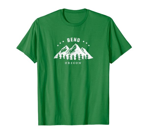 

Bend, Oregon - Retro Vintage City Mountains T-Shirt, Mainly pictures