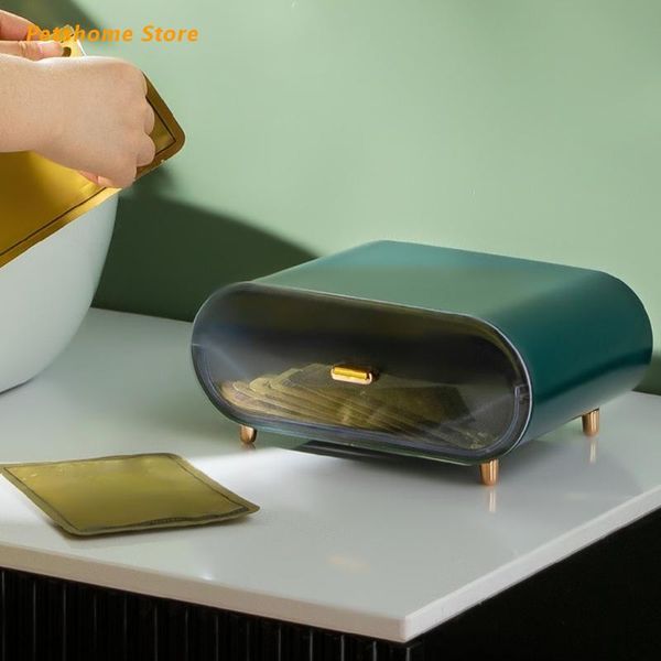 

storage boxes & bins lx9c plastic drawer box cosmetic masks container luxury makeup jewelry case dustproof sundries organizer