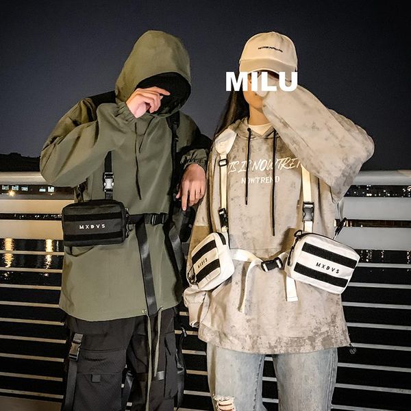 

backpack vest outdoor personality good value for money wild travel hip hop oxford cloth + polyester leisure bag