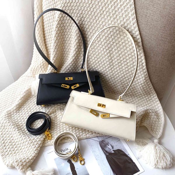 

wholesale hand soft leather mini women's generation second summer one shoulder messenger bag french stick underarm bag luxurys designer