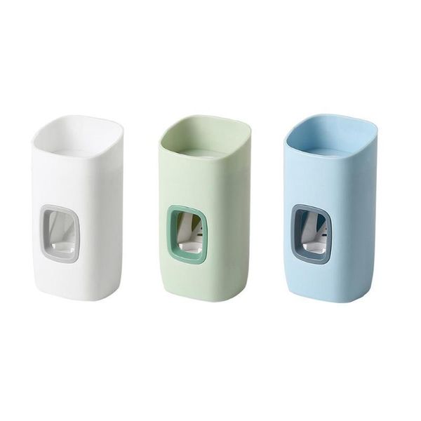 

wall mount automatic dust-proof toothpaste dispenser accessories bathroom tool holder storage toothbrush l4u6 holders