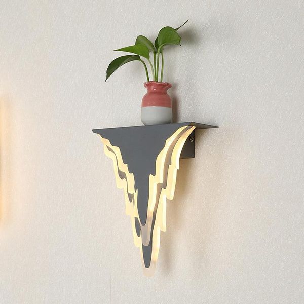 

wall lamps nordic led waterfall lamp bedroom bedside sconce modern for home stairs lighting bathroom novelty light kitchen fixture