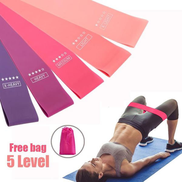 

rubber elastic bands for fitness resistance exercise gym strength training yoga pilates belts sports workout equipment set