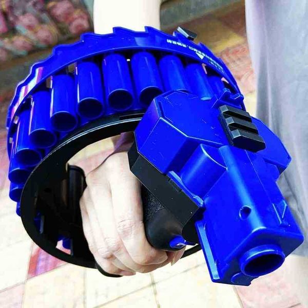 

large capacity glock wheel bracelet soft bullet electric continuous fire can be launched against the sucker children's toy gun