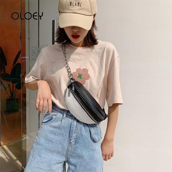 

waist bags for women pack pu belt bag luxury fanny packs leather panelled chest handbag quality bolsos de cintura sac