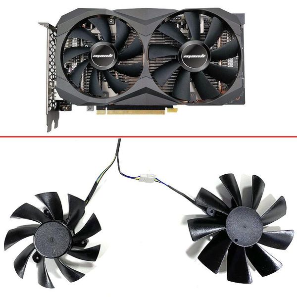 

fans & coolings 2pcs 87mm 100mm dc12v 4pin gaa8s2u ga82s2h rtx2070 gpu fan for manli rtx 2070 super 8g mini cooling replacement