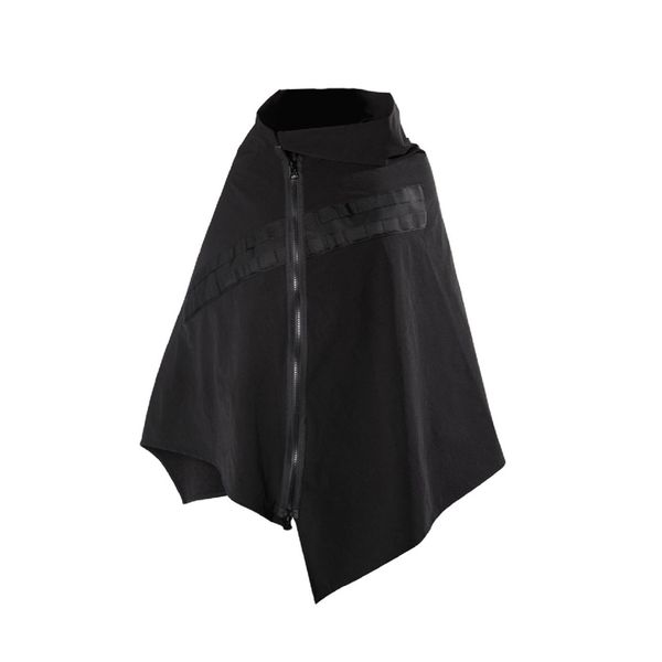 

pt-cape-1 poncho techwear ninjagear darkwear outdoor 210819, Tan;black