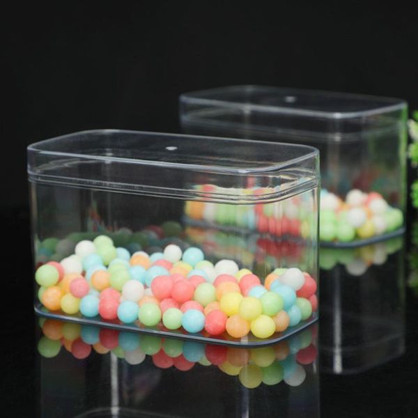 

4pcs plastic candy boxes biscuits storage containers party cases gift wrap