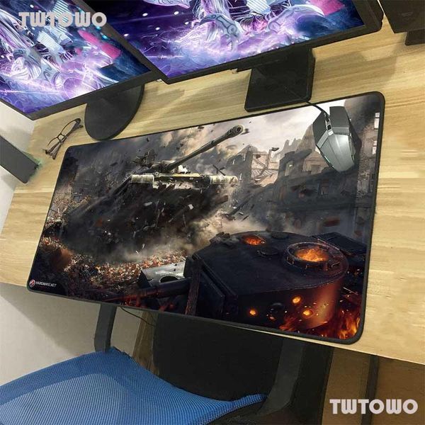 

mouse pads & wrist rests gaming pad precision seaming tank world computer custom table mat speed rubber non-slip 900x400
