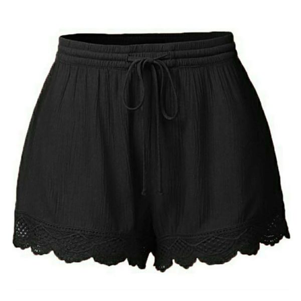 

maternity bottoms telotuny women lace shorts pants summer high waist plus size panties casual solid fashion safety short, White