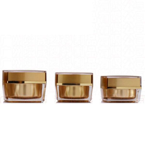 

storage bottles & jars 15 30 50ml acrylic suit cosmetic container high-end gorgeous pump lotion bottle empty travel cream jar 50g 10pcs/lot