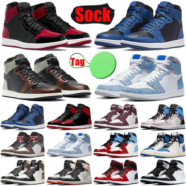 

dark marina blue basketball shoes 1 1s for mens womens jumpman bred patent fragment bordeaux turbo green athletic men women trainers sports