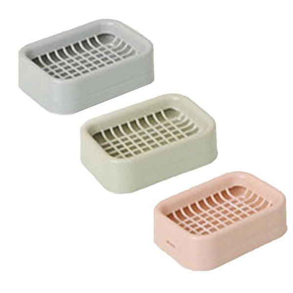 

bath accessory set casual vogue individual necessaries simple charm grateful plastic double layer soap dish practical