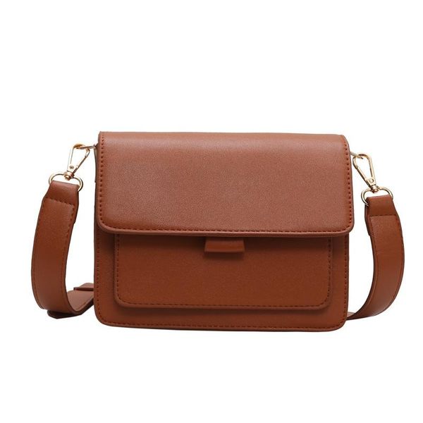 

evening bags arrive 2021 fashion women's small shoulder pu leather messenger brief flap crossbody bolsa feminina