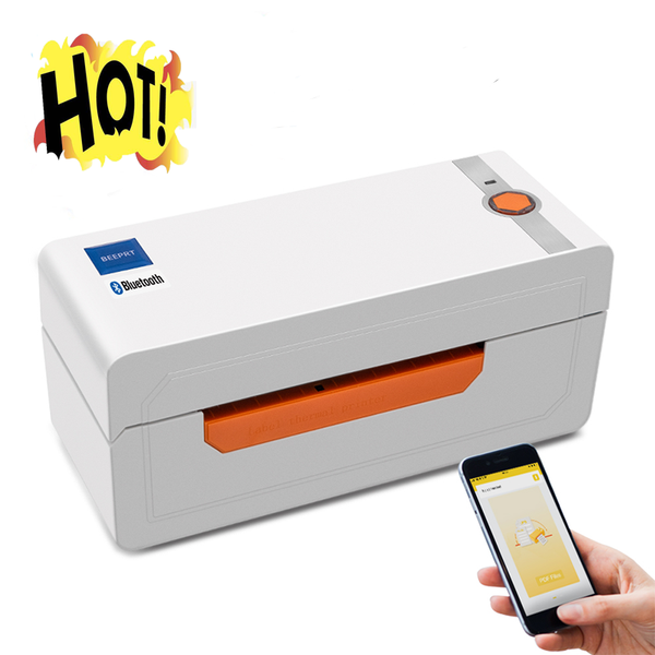 

high speed thermal sticker barcode 4x6 label printer with bluetooth or usb for mac os android windows printers