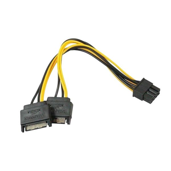 

power cable adapter 15pin to 8pin male female converter psu splitter computer accessory cables & connectors