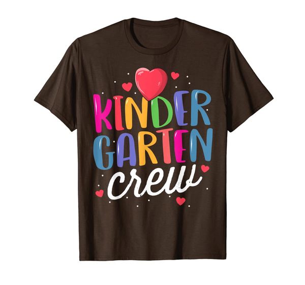 

Kindergarten Crew Back to School Teacher Kinder Rainbow T-Shirt, Mainly pictures