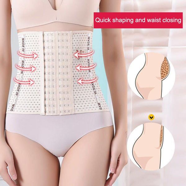 

women's shapers women waist trainer shapewear body shaper hollow design breathable underbust slimmer belt corset for weight loss xin, Black;white