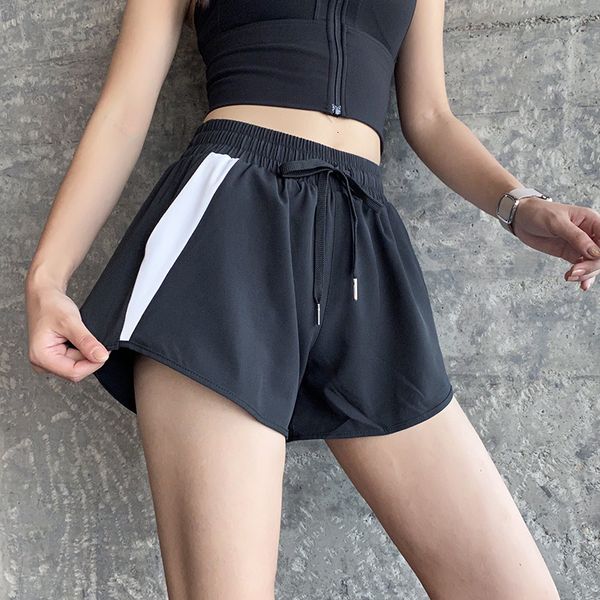 

women's shorts sports summer light proof loose yoga pants quick drying fitness running high waist wear hot, White;black
