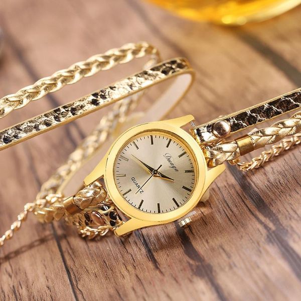 

wristwatches women fashion delicate simple casual hand-knitted watches serpentine quartz leather strap wristwatch zegarek damski#w, Slivery;brown