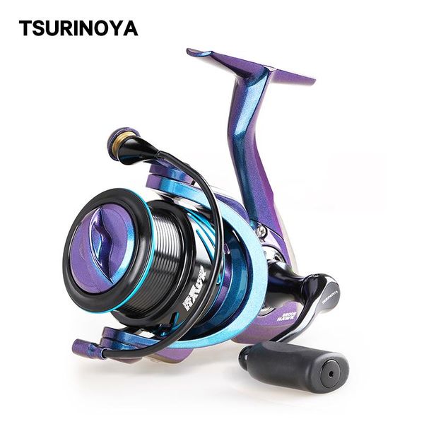 

baitcasting reels tsurinoya 2000s 2500s 3000s shallow spool spinning reel hawk 5.2:1 7kg drag long casting fishing wheel stainless steel bea