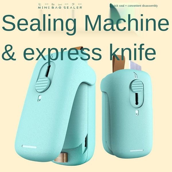 

bag mini handheld heat vacuum 2 in 1 & cutter portable resealer machine saver clips