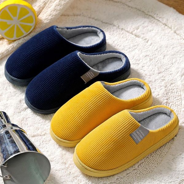 

slippers 2021 vertical stripes plush furry bedroom winter female platform slides women soft shoes comfort flat floor flip flops, Black