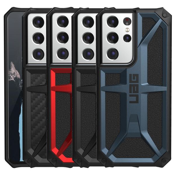 

watch bands monarch tough rugged case for samsung galaxy s21 ultra s20 plus s10 slim shockproof cover heavy duty protection a9s s10e, Black;brown