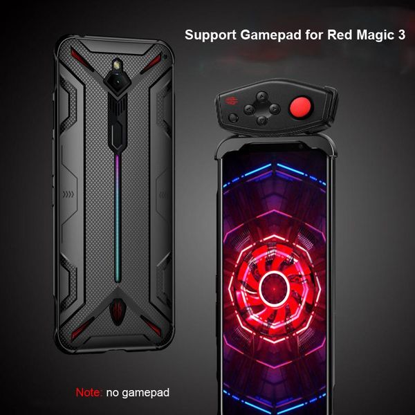 

cell phone pouches shockproof cases for nubia red magic 3 3s case soft tpu heat dissipation cover support gamepad magic3 pouch