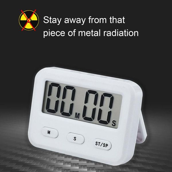 

timers timer digital electronic timing reminder abs 7.8x5.9x1.9cm white kitchen baking