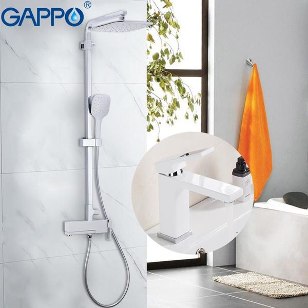 

bathroom sink faucets gappo shower chrome and white bath faucet mixers set with basin brass griferia