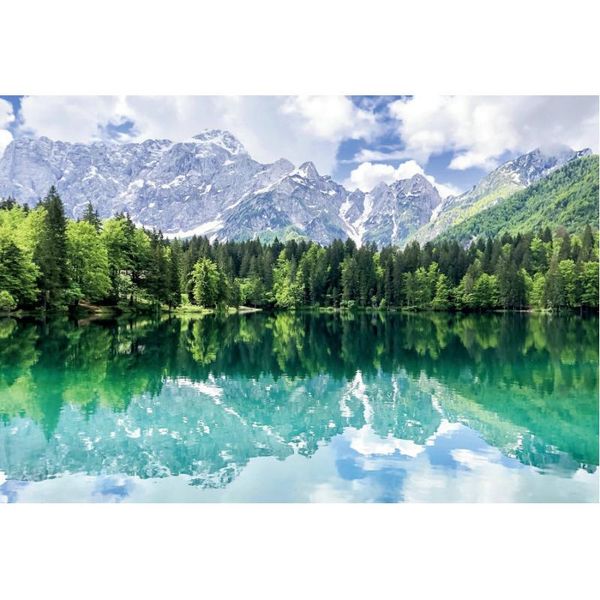 

party decoration natural scenery backdrop forest mountains on the lake pography background decor born wedding po booth prop