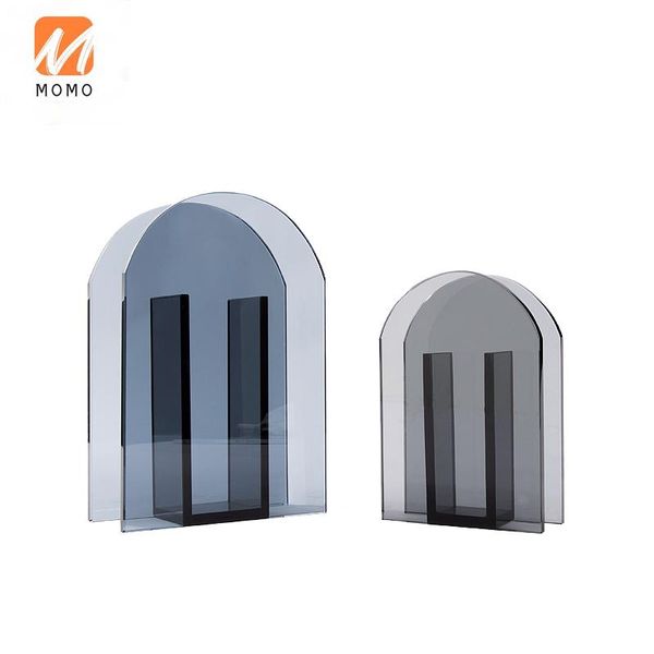 

modern minimalist sky blue acrylic home decorations and accessories study deskvase flower soft outfit craft decoration tz vases