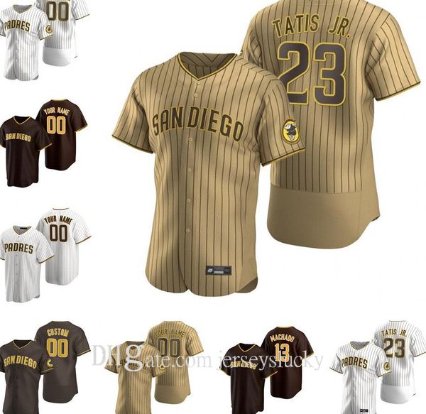

vintage san diego 23 fernando tatis jr. jersey 9 jake cronenworth 13 manny machado 19 tony gwynn 29 dinelson lamet baseball jerseys padres, Blue;black