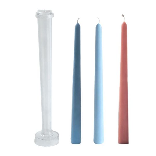

craft tools 1pc long rod shaped plastic candle mould diy handmade crafts making molds for wedding family party decoration