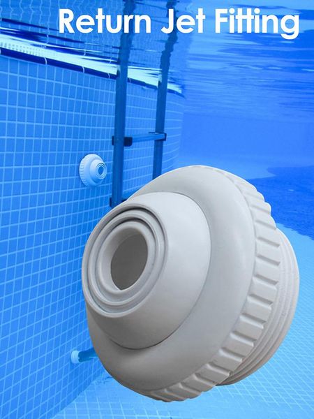 

swimming pool spa return jet fitting massage nozzle inlet outlet bath tub with adjustable eyeball accessories accessory set