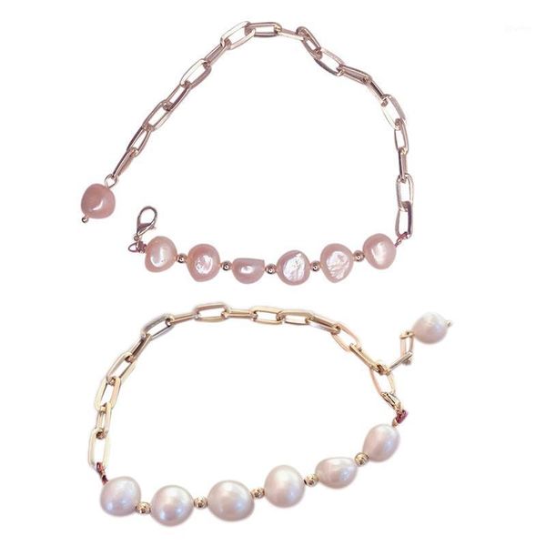

beaded, strands simple artificial pearl bangles & bracelets handmade for women gift1, Black