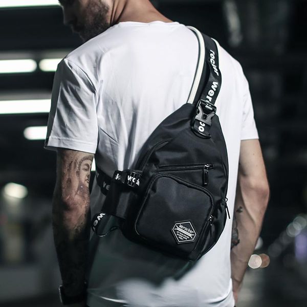 

briefcases male korean tide bag multifunctional black messenger fashion casual women's outdoor sports shoulder