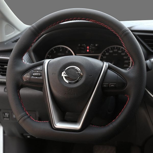 

for nissan new lannia terra x-trail maxima diy suede leather steering wheel cover modified grip cover