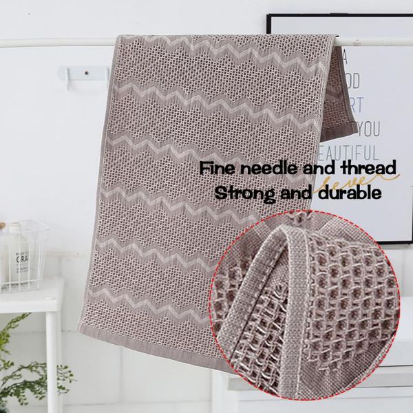 

towel 3 pieces of 100% cotton soft absorbent honeycomb water pattern household face bathroom set